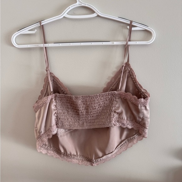 Garage Lace Trim Satin Cami Top - Picture 5 of 5